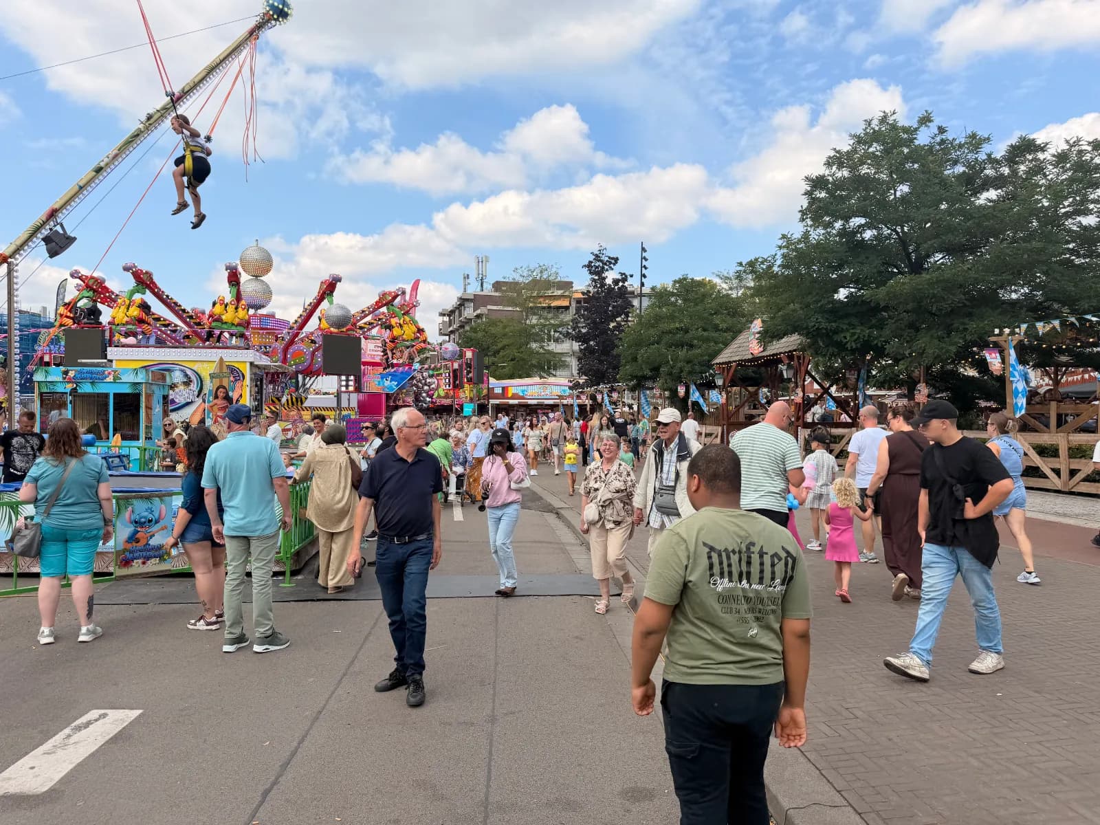 Een gezellig dagje op de kermis.